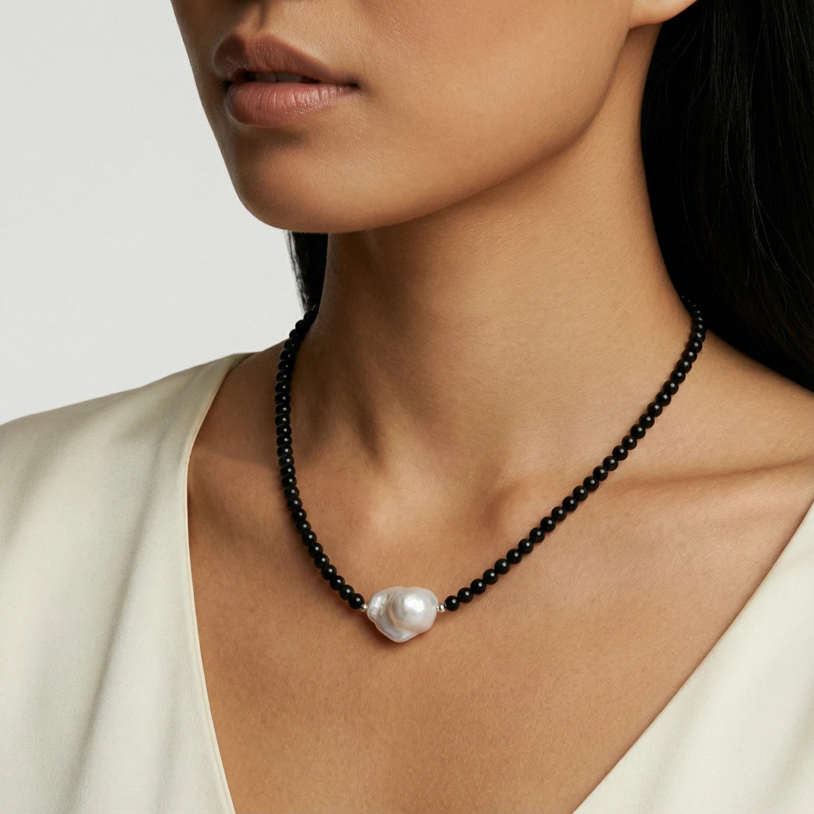 Midnight Pearl Necklace | GL Dowdell
