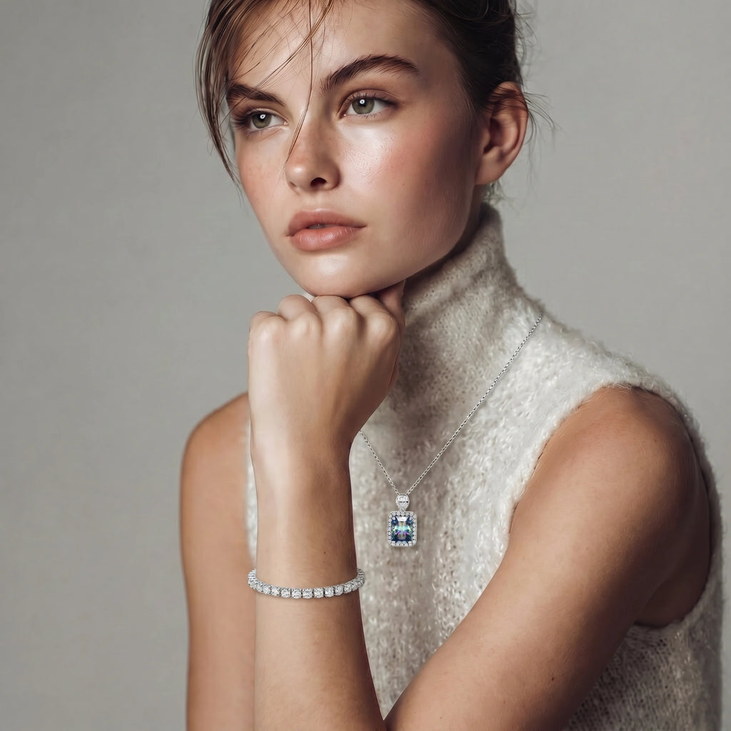 Eternal Sparkle Tennis Moissanite Bracelet | GL Dowdell