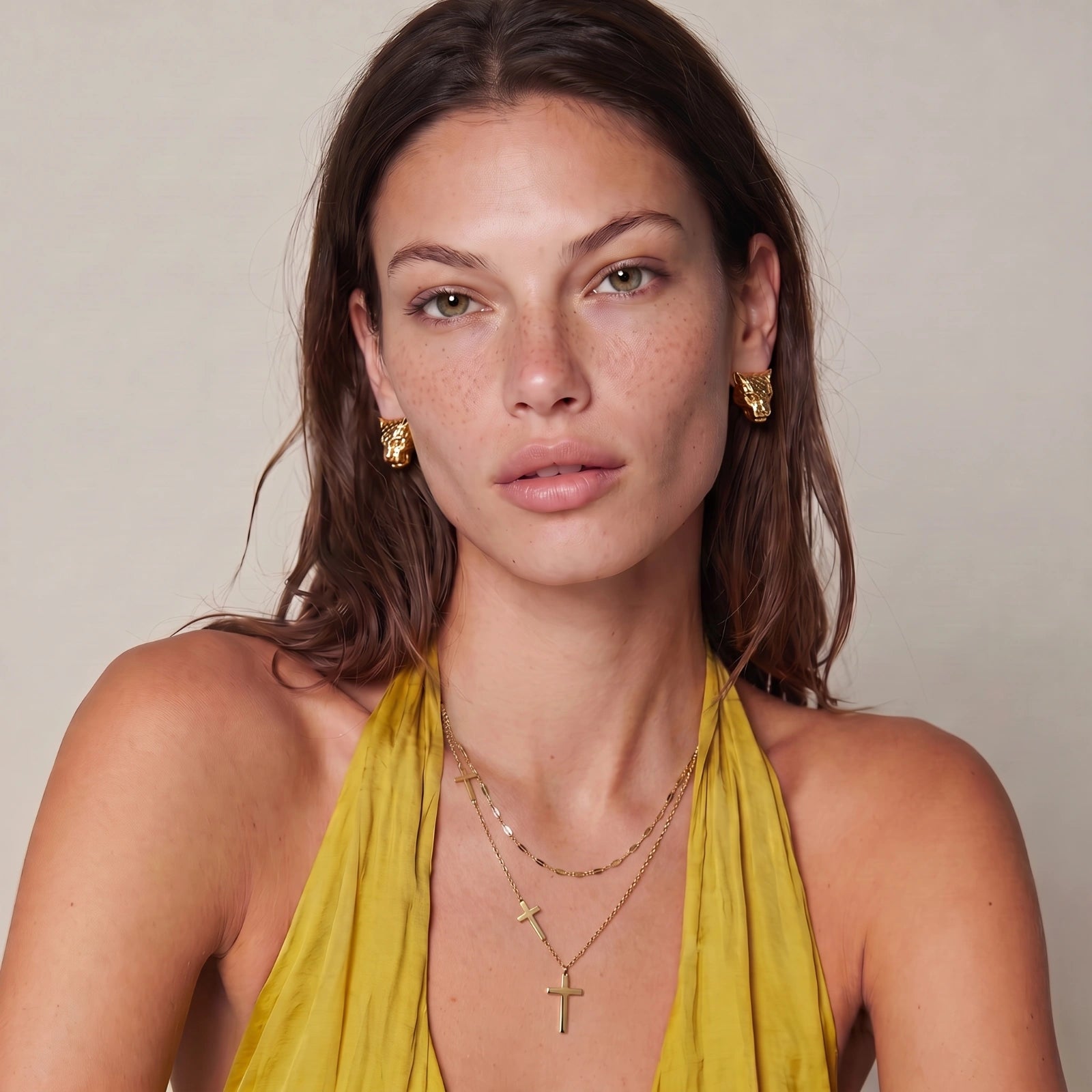 Divine Layers Cross Necklace Set | GL Dowdell