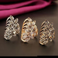 Ring Style: Vintage Silver,Ring Size: 10 - Gilda Ring Embellished Fashion Jewelry
