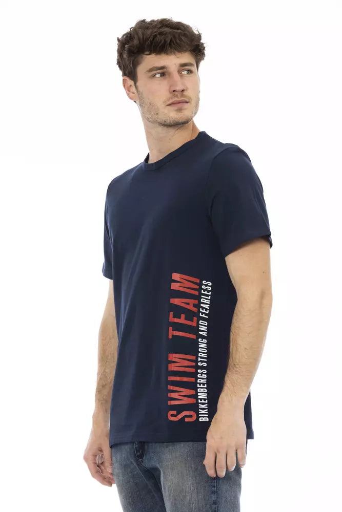 Bikkembergs Black Cotton Men T-Shirt