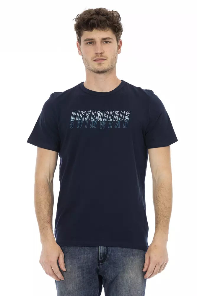 Bikkembergs Black Cotton Men T-Shirt