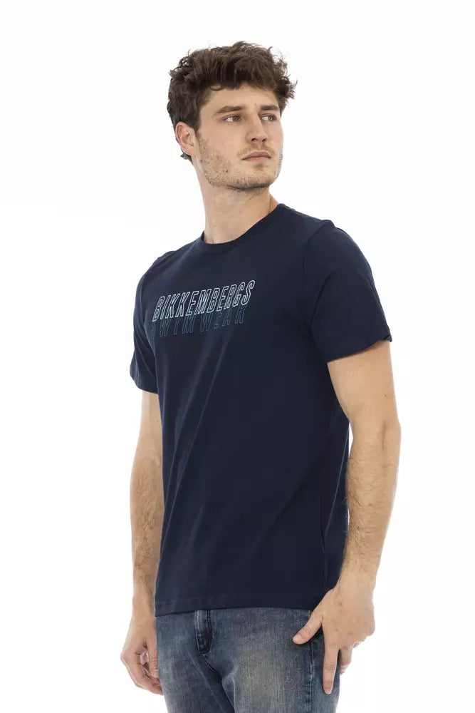 Bikkembergs Black Cotton Men T-Shirt