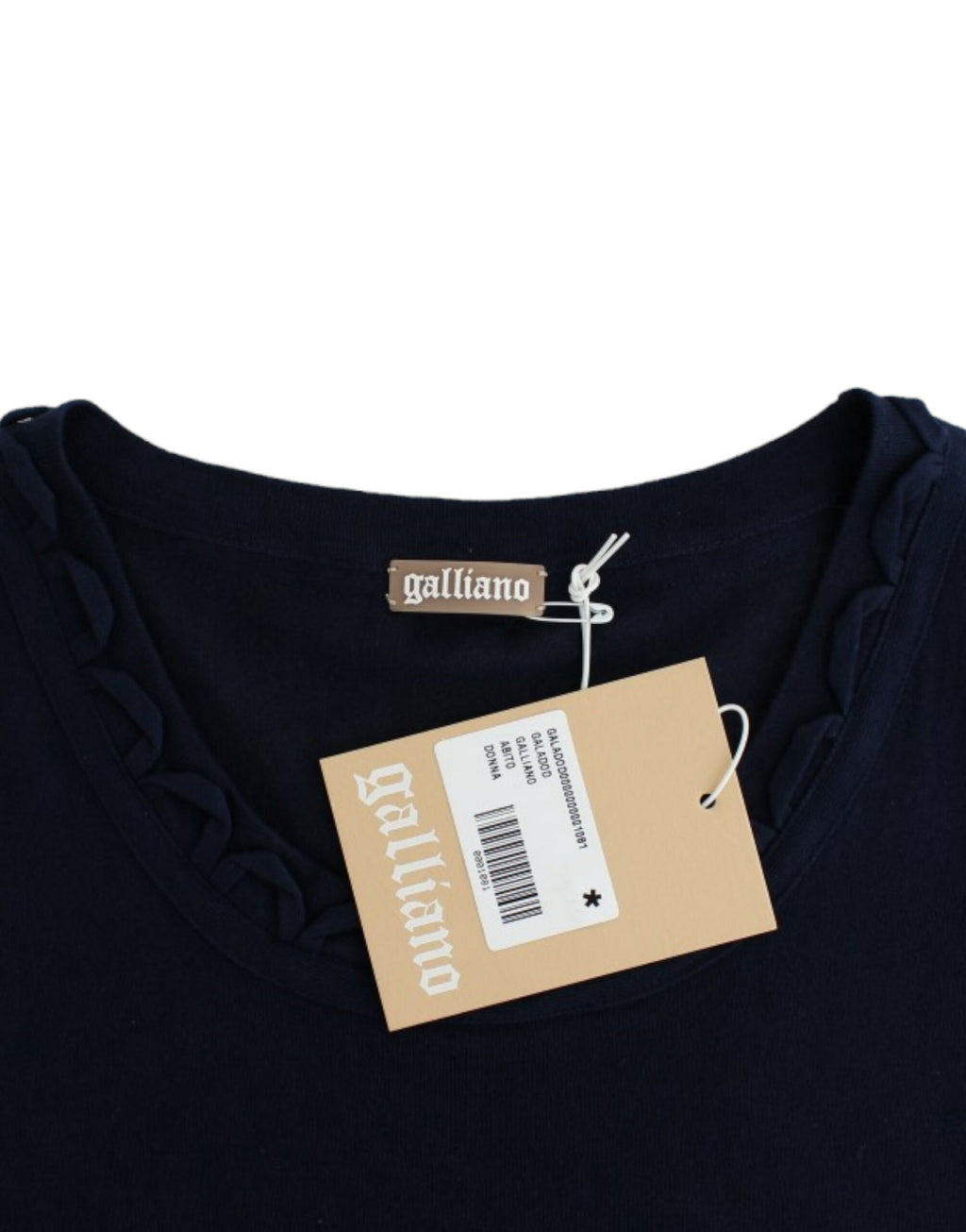 John Galliano Blue cotton jersey dress