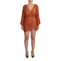 Aniye By Orange Polyester Cocktail Dress