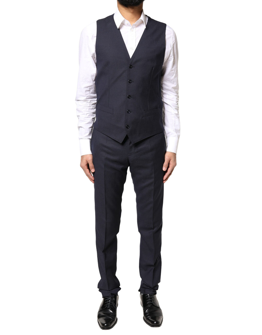 Dolce & Gabbana Dark Gray Fantasy MARTINI 3 Piece Formal Suit