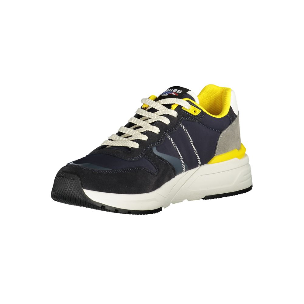 Blauer Blue Polyurethane Mens Sneaker