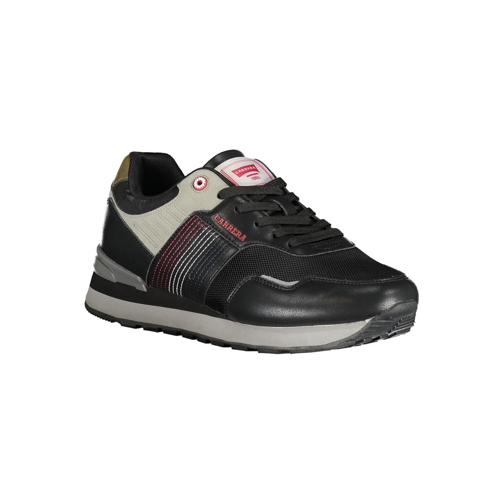 Carrera Black Polyurethane Men Sneaker