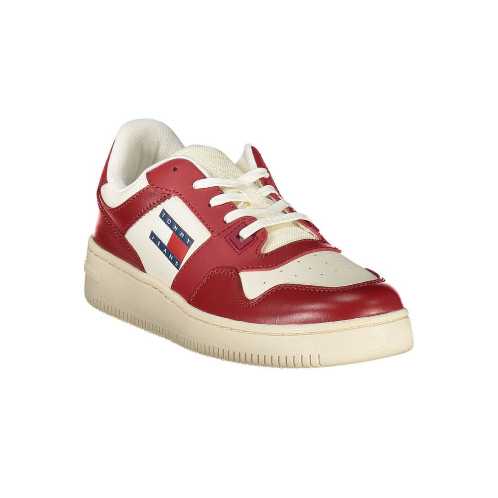 Tommy Hilfiger Rosso Leather Women Sneaker