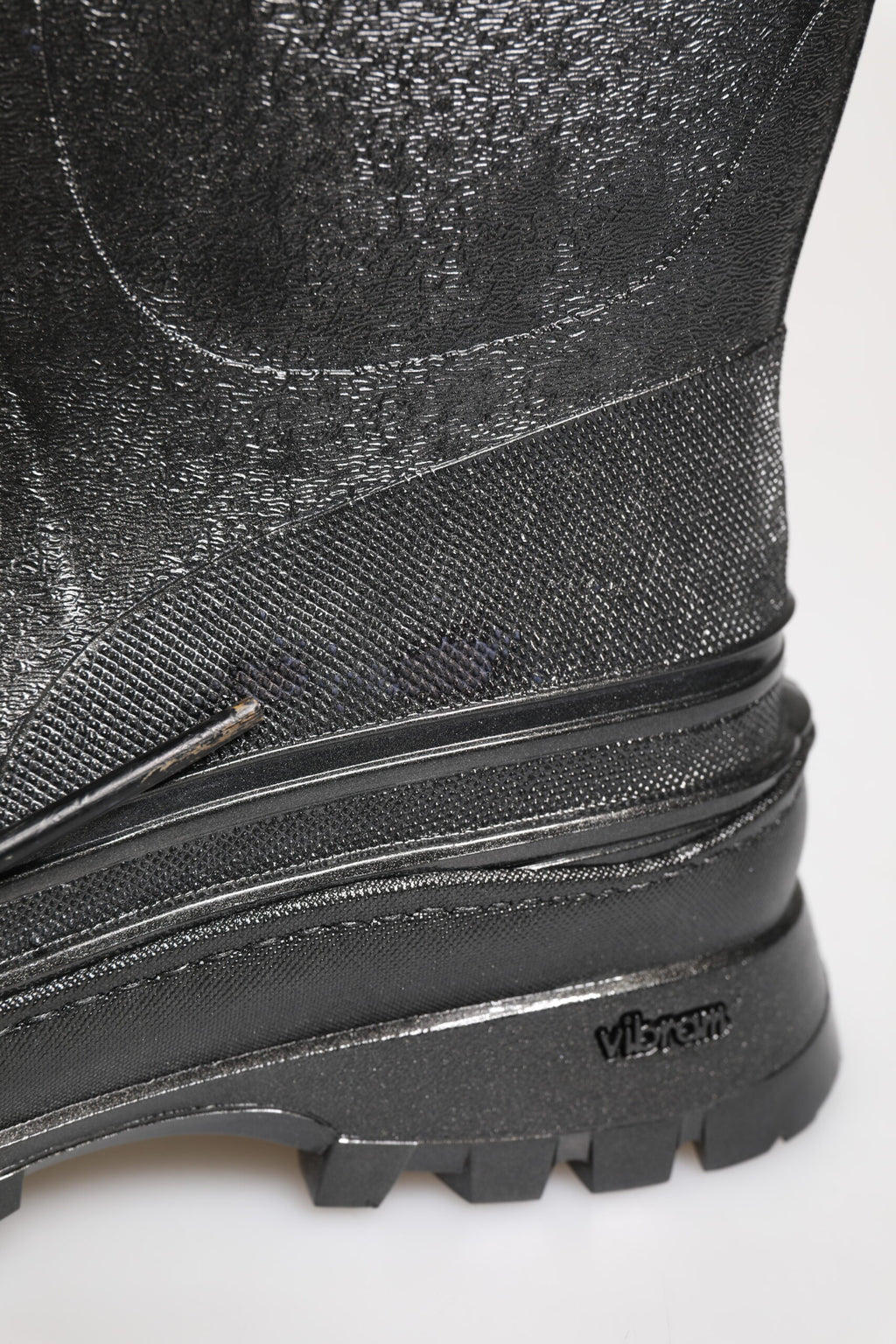 Dolce & Gabbana Metallic Gray Pull On Rain Boots Shoes