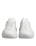Dolce & Gabbana White Leather Daymaster Low Top Sneakers Shoes