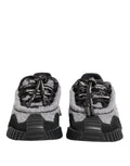 Dolce & Gabbana Black Gray NS1 Low Top Sneakers Shoes
