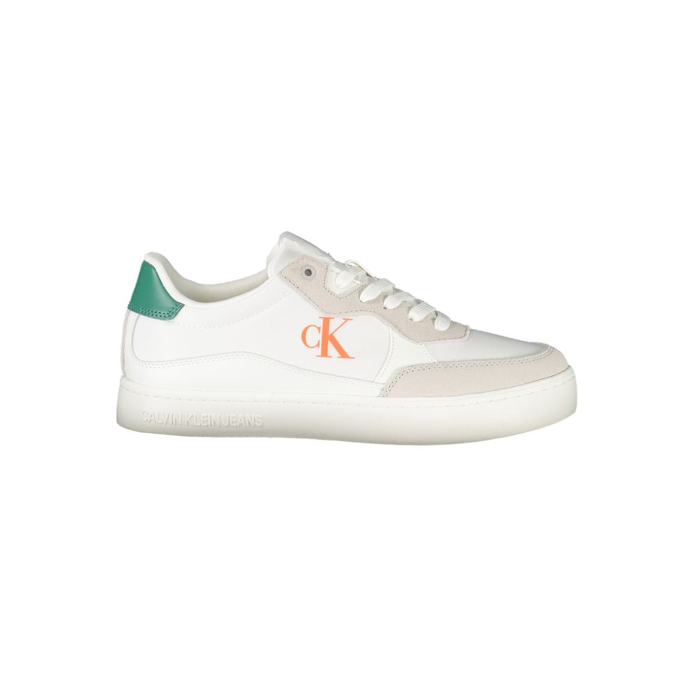 Calvin Klein Bianco Polyurethane Men Sneaker