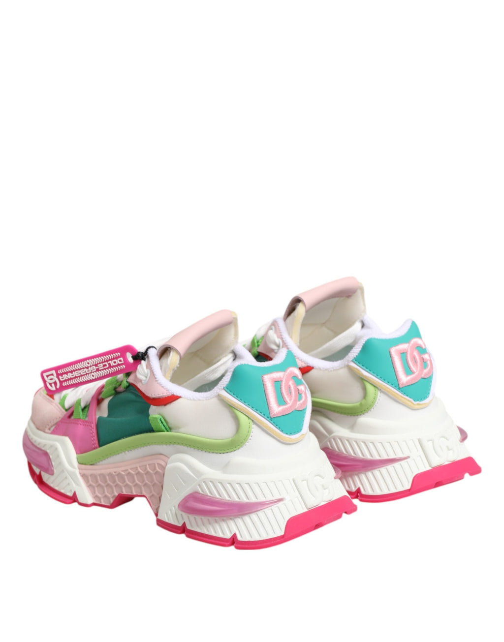 Dolce & Gabbana Multicolor Leather Airmaster Low Top Sneaker Shoes