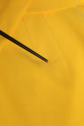 Dolce & Gabbana Yellow One Shoulder Side Slit Sheath Dress