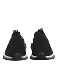 Dolce & Gabbana Black Slip On Sorrento Low Top Sneakers Shoes