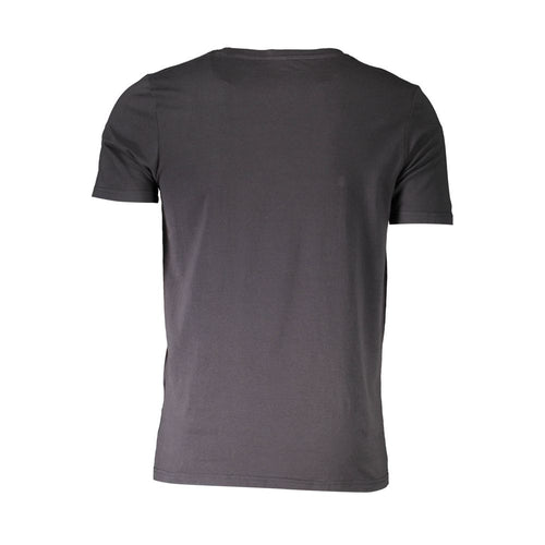Aeronautica Militare Black Cotton Men's T-Shirt