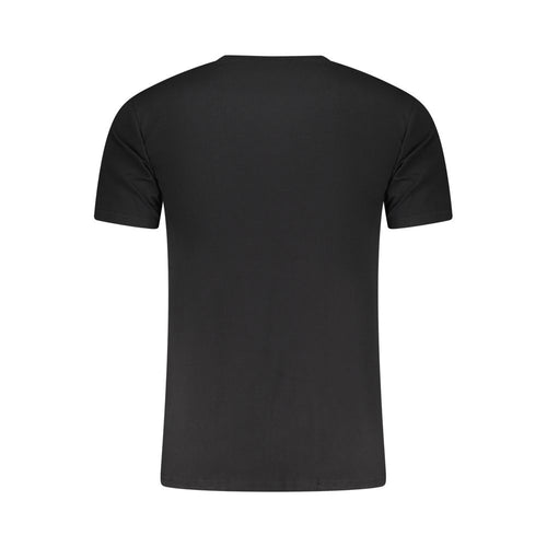 Aeronautica Militare Black Cotton Men's T-Shirt