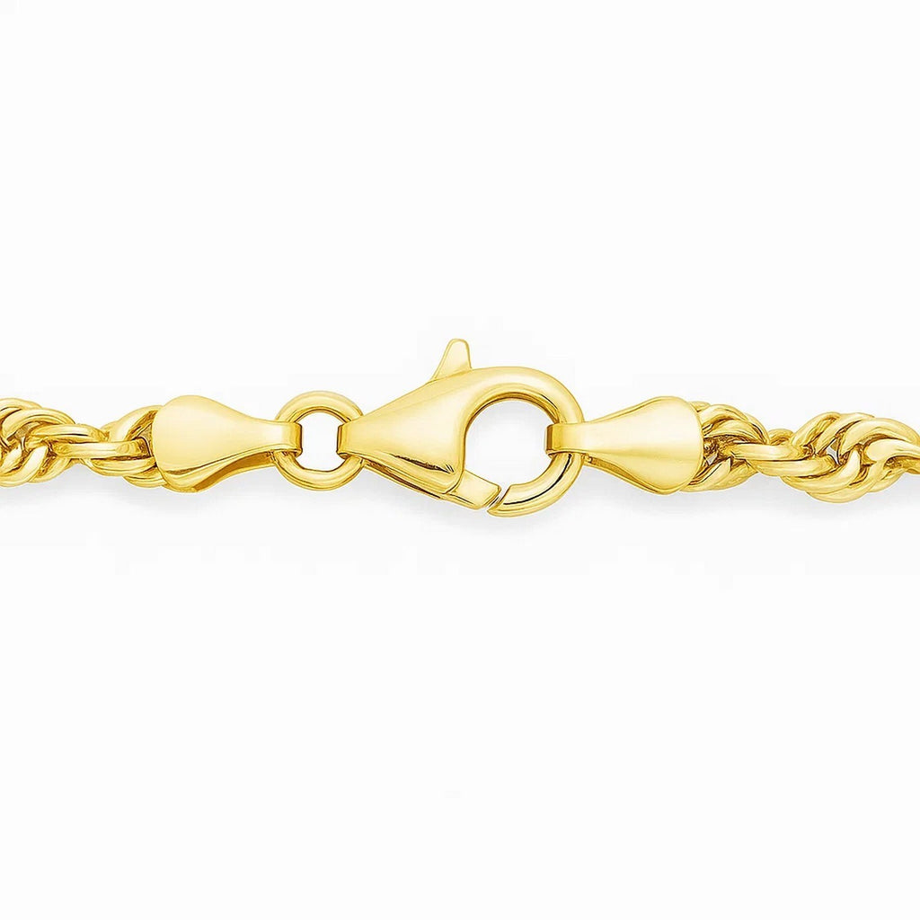 14k Yellow Gold Light Rope Chain (3.00 mm)