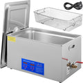 Professional Ultrasonic Cleaner, 30 L Ultrasonic Jewelry Cleaner with Digital Timer & Heater, Stainless Steel Industrial Sonic Cleaner 40kHz for Glasses, Watches, Rings, Small Parts